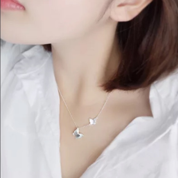 Stainless Steel Butterfly 🦋 Necklace - Picture 2 of 4